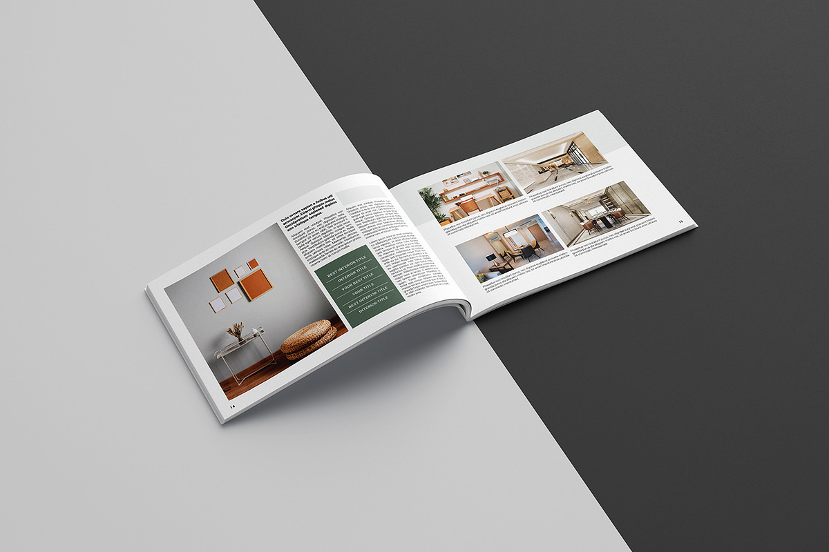Interior Brochure | Catalog, a Brochure Template by Template Shop