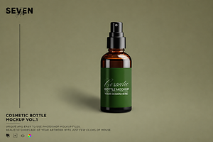 Cosmetic Bottle Mockup, a Packaging Mockup by Se٧enStudio
