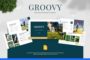 Groovy - Golf Club Google Slides, a Presentation Template by Premast