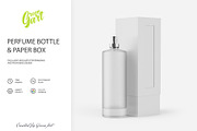 Perfume Bottle & Paper Box Mockup, a Product Mockup by Green Art (Thumbnail 3 of 7)