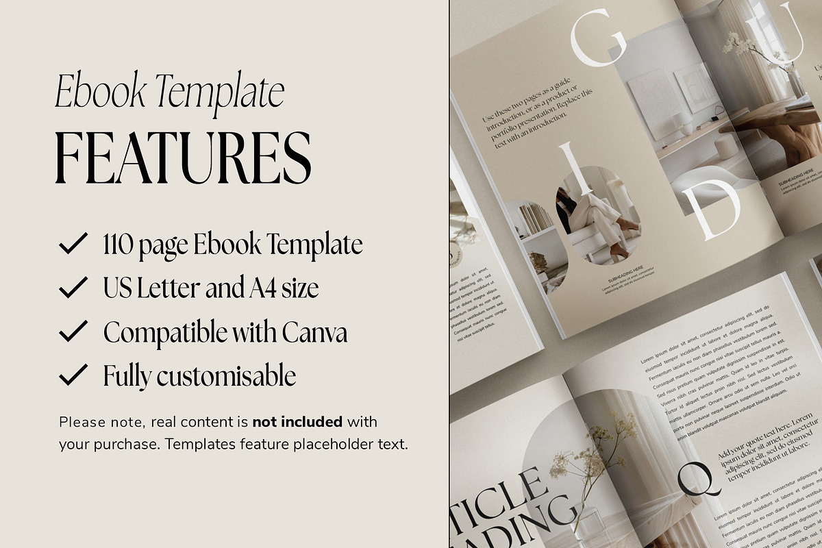 Life Coach Ebook Template Canva, a Brochure Template by Studio Loire (Photo 2 of 9)