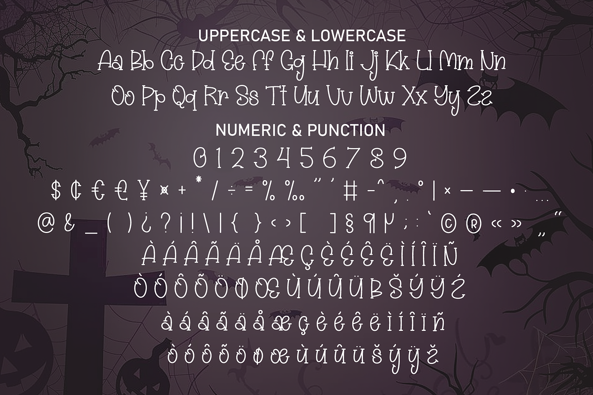 Shadows Halloween | Script Font, a Script Font by Scratchones (Photo 7 of 8)