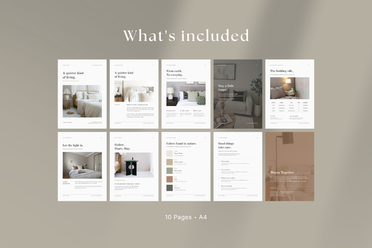Home Decor Catalog Template, a Magazine Template by batang (Photo 2 of 4)