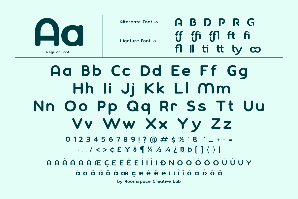 Poffina - Modern Soft Playful Sans, a Sans Serif Font by roomspace creative lab (Photo 9 of 10)