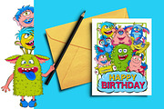 Creation Kit Monsters, an Animal Illustration by Irina Skaska (Thumbnail 5 of 12)