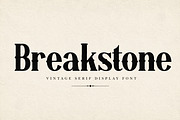 Breakstone, a Serif Font by Wow Magic (Thumbnail 2 of 5)