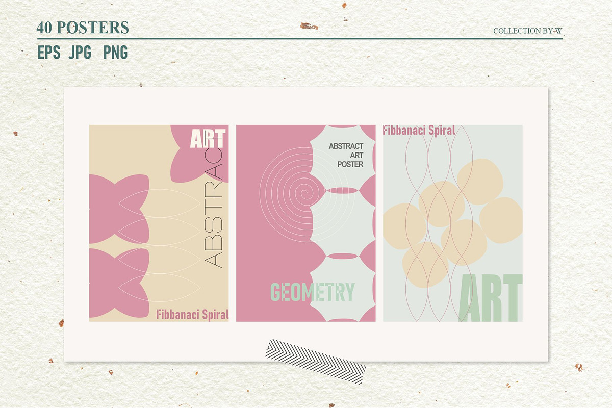Abstract Geometric Posters, a Background Graphic by Collection by VY (Photo 3 of 15)