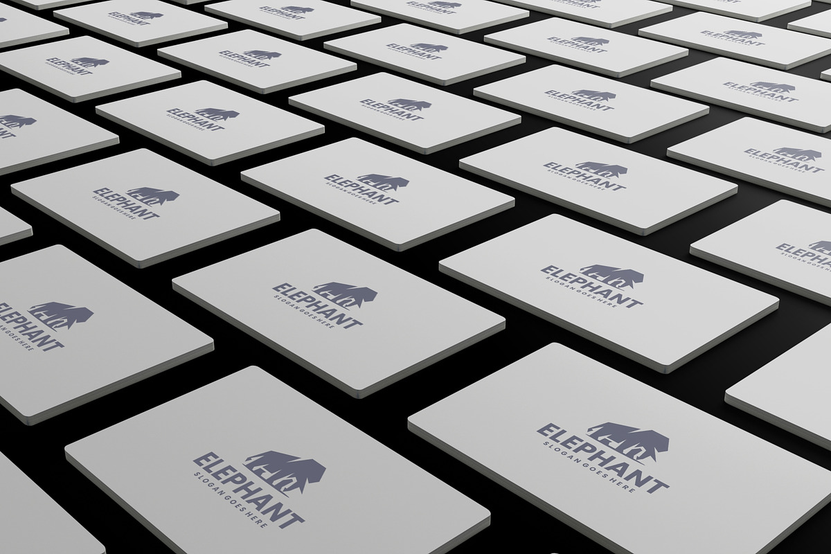 Elephant Logo Flat Silhouette, a Branding & Logo Template by Artnivora.Std (Photo 4 of 4)
