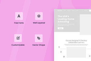 Homeschooling Wireframe Website