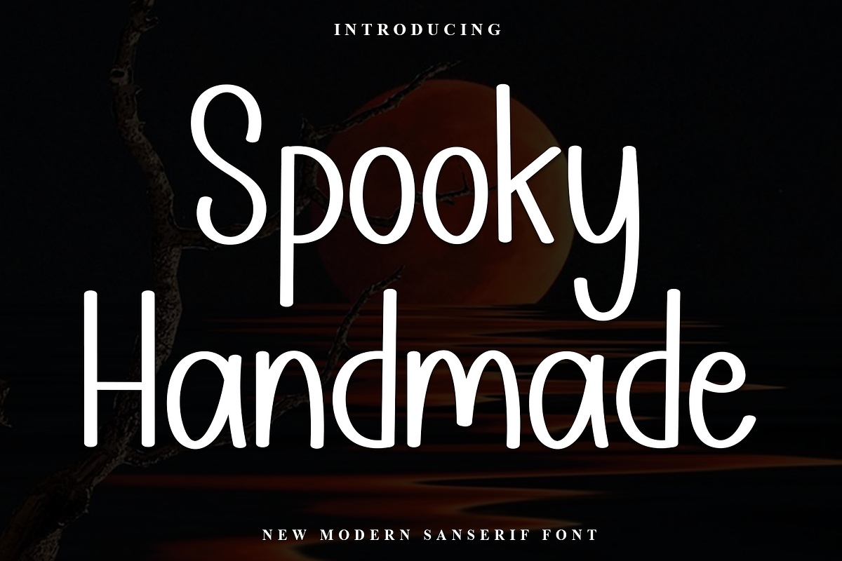 Spooky Handmade, a Script Font by InermediaSTUDIO (Photo 1 of 8)