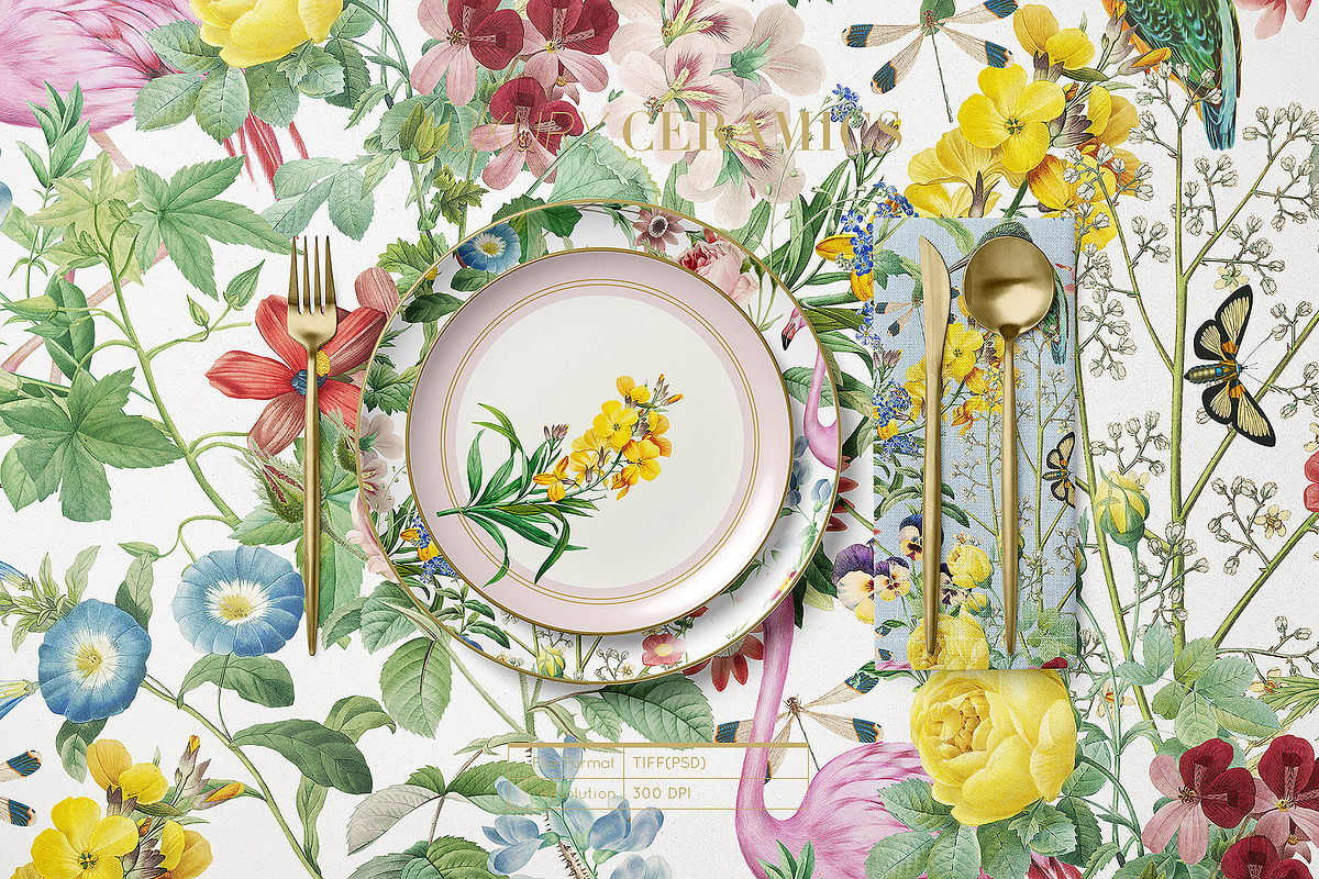 Summer Bloom Seamless Prints & Motif, a Pattern Graphic by TSTUDIO (Photo 7 of 10)