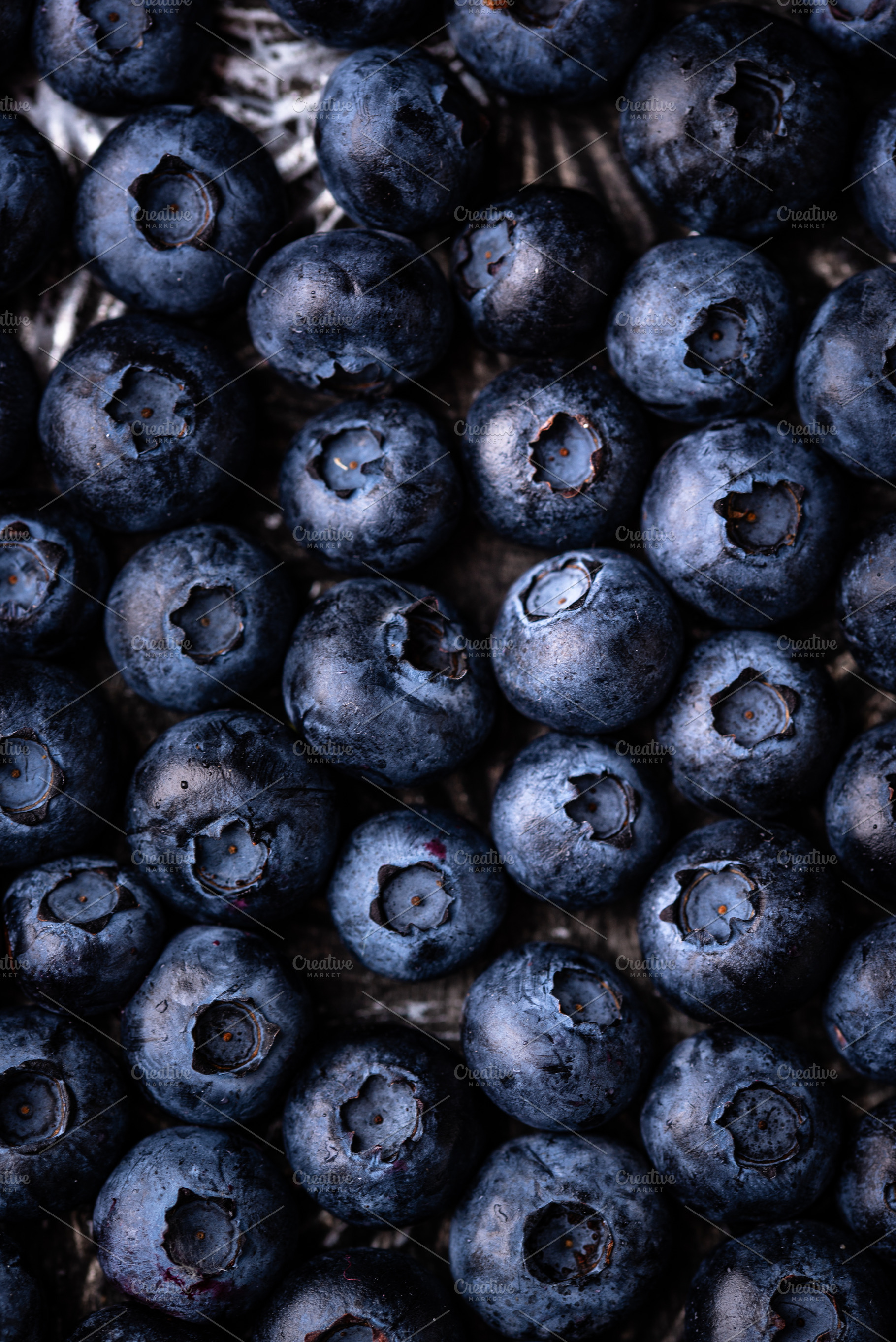 Ripe blueberry berries background, a Food & Drink Photo by Yulia Furman