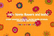 HIPPIE 70s FLOWERS-INSTAGRAM CREATOR, an Illustration by okchizh (Thumbnail 3 of 13)