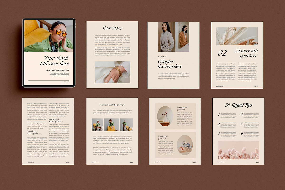 CHESTNUT | Ebook Template Canva, a Magazine Template by Sierra Creative Studio (Photo 6 of 13)