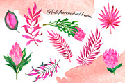 Watercolor jungle set, an Illustration by Watercolor & sketches (Thumbnail 5 of 13)