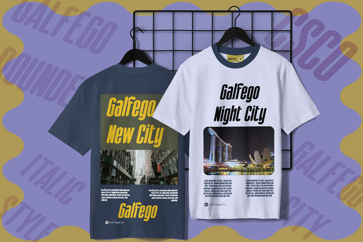 Galfego Rounded, a Sans Serif Font by Craft Supply Co. (Photo 5 of 8)