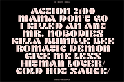 Modern Ombra - Quirky Display Font, a Sans Serif Font by Bnick (Thumbnail 8 of 11)