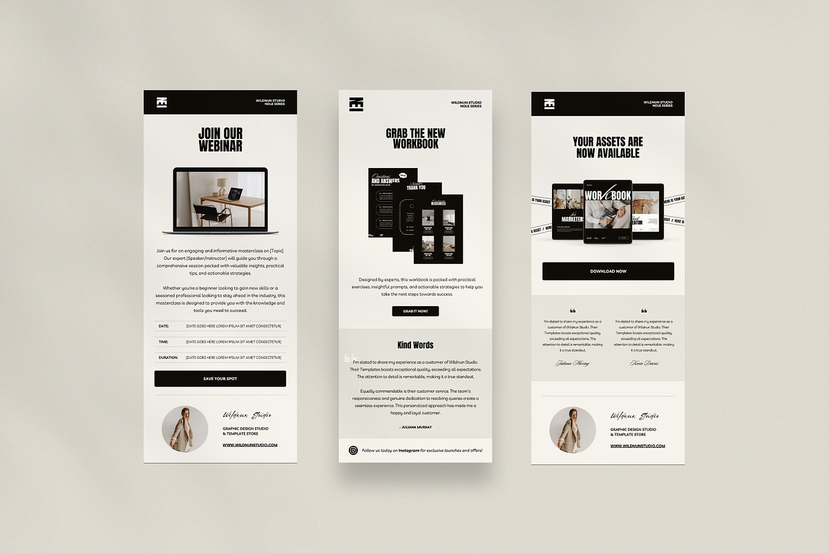 NOLE / Newsletter Template, an Email Template by Wildnun Studio (Photo 12 of 19)