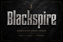 Blackspire – Modern Gothic Typeface