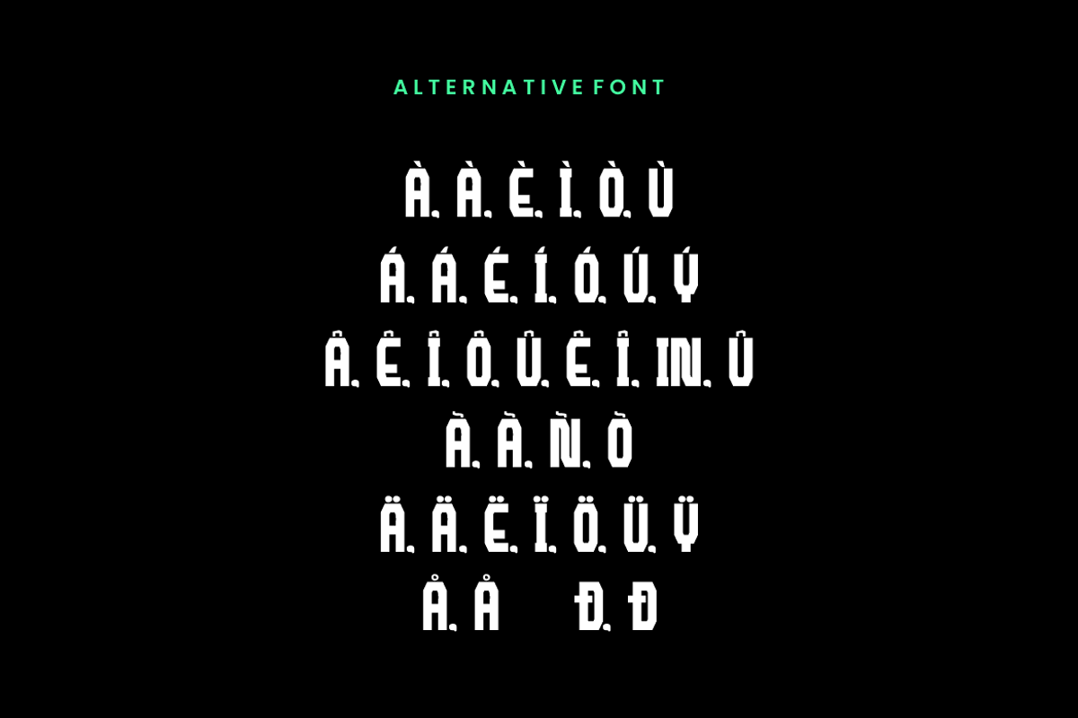 Acrodas - Condensed Display Font, a Sans Serif Font by QR Design Studio (Photo 7 of 10)