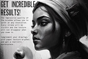 46 Portrait Brushes For Procreate, a Brush Add-On by BrushArchive (Thumbnail 2 of 10)