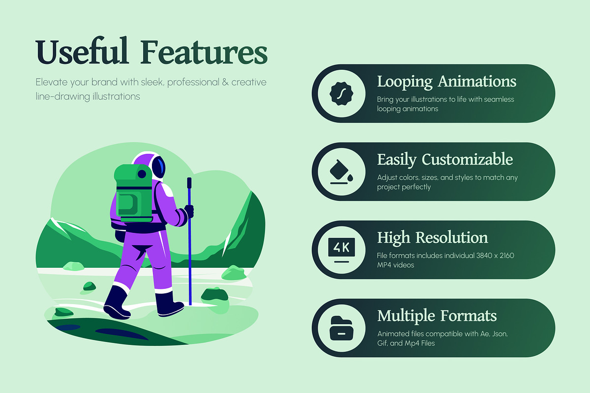 Animated Space and Sci Fi Illustrati, a Technology Illustration by Prosymbols (Photo 2 of 5)