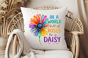 In a World Full of Roses Be a Daisy, an Illustration by DreamCafeArt (Thumbnail 5 of 7)