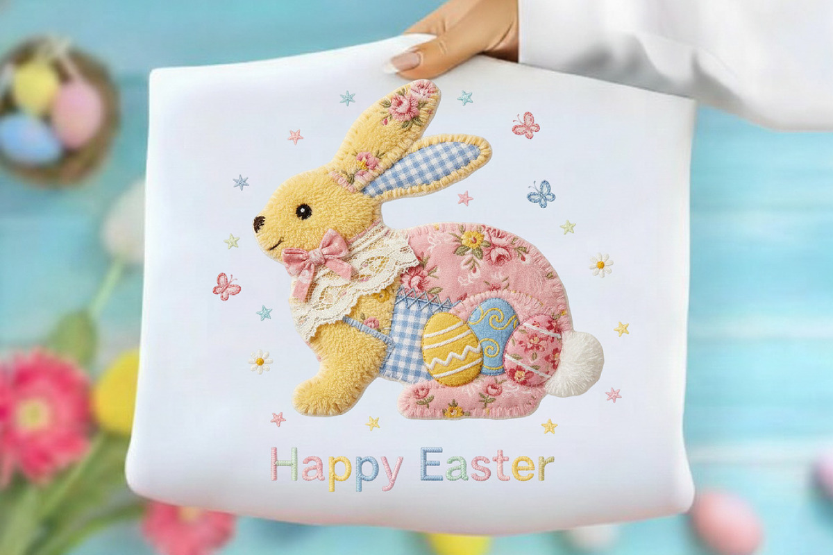 Latch Hook Easter Bunny Png Yarn, an Illustration by designcity5 (Photo 1 of 9)