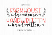 Farmhouse Handwritten - Font Duo, a Script Font by Rotterlab Studio (Thumbnail 1 of 12)