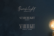 Searchlight - font trio, a Script Font by VP Fonts (Thumbnail 2 of 11)
