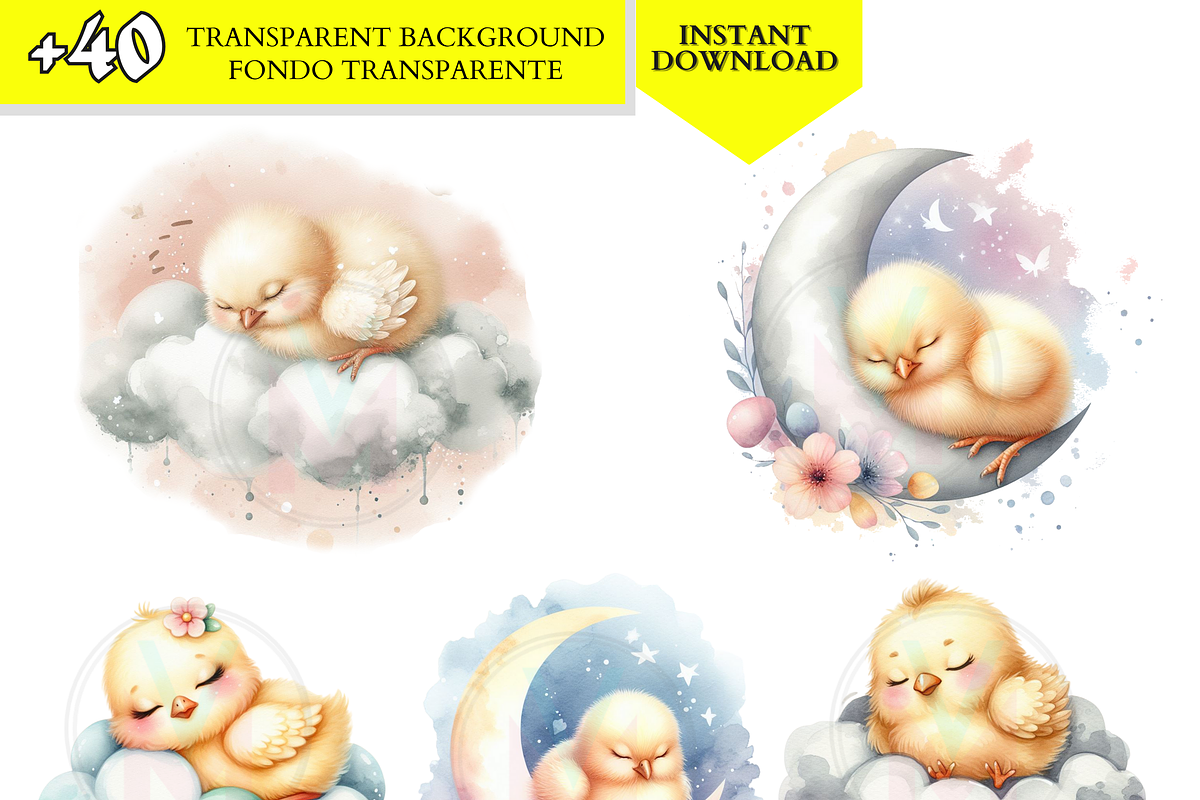 Cute Chick Clipart Chicken Baby png, an Animal Illustration by VM PARTYS  BY TAIRUMA (Photo 9 of 10)