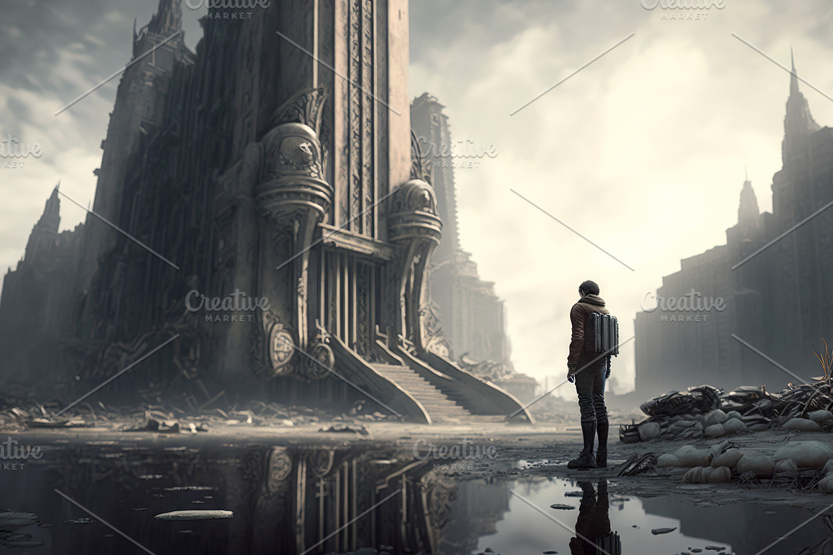 Dystopian World, an Illustration by Lopatin Photo | Creative Market