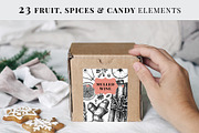 Christmas Elements. Winter Bundle, a Seasonal Illustration by Yevheniia (Thumbnail 4 of 10)