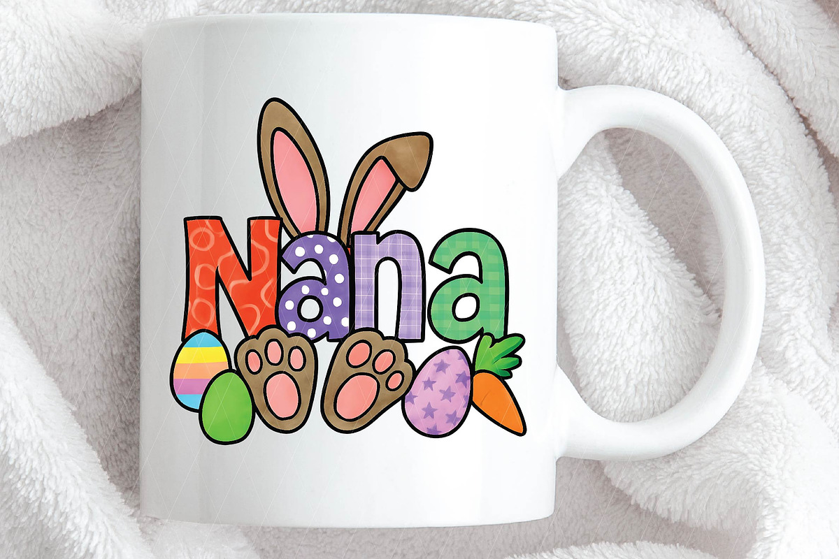 Retro Mama Easter PNG, Bunny Ears, an Illustration by DreamPrint404 (Photo 4 of 7)