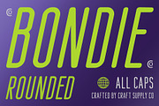 Bondie Rounded, a Sans Serif Font by Craft Supply Co. (Thumbnail 1 of 8)