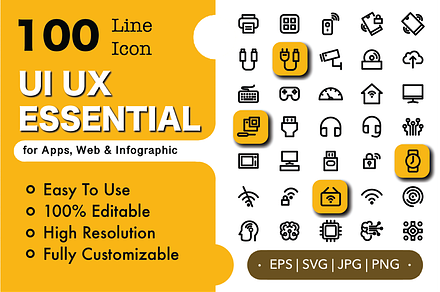 UI/UX Design - Premium Icons Pack