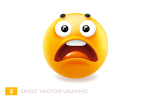 3d Happy Emoji Vector Set