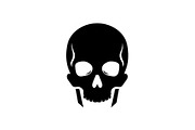Skull & Crossbones Silhouette Vector, an Illustration by jahid234 (Thumbnail 18 of 51)