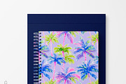 Seamless Preppy Palm Tree Patterns, a Pattern Graphic by The Preppy Artist (Thumbnail 2 of 11)