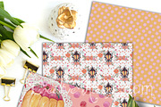Shabby Chic Watercolor Digital Paper, a Pattern Graphic by My Creative Atelier (Thumbnail 2 of 6)