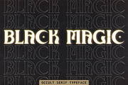 Black Magic - Occult Serif Typeface, a Serif Font by Dynamo Ultima (Thumbnail 1 of 12)