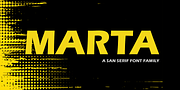 Marta, a Sans Serif Font by FontSite Inc. (Thumbnail 1 of 4)