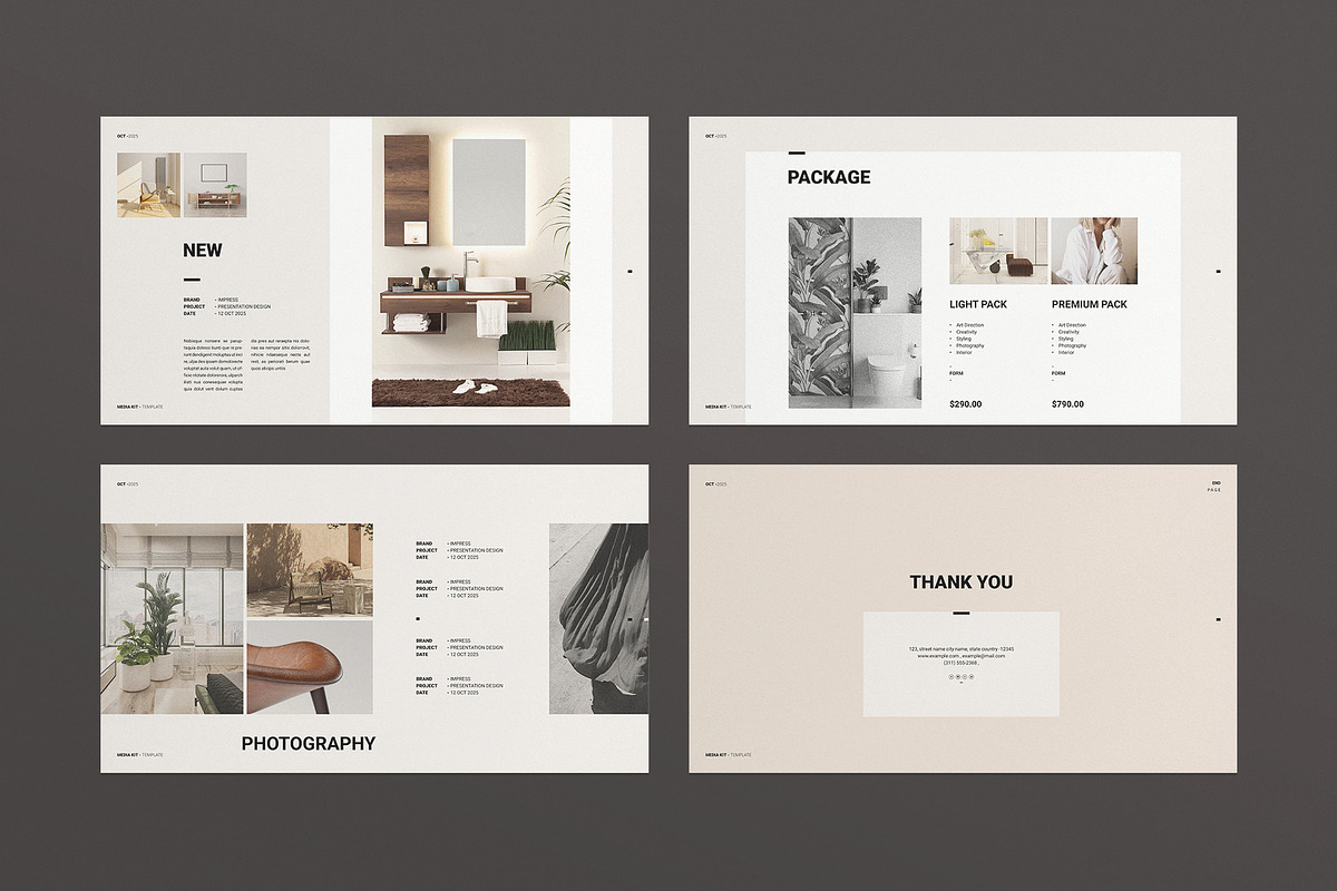 Media Kit Presentation Template, a Presentation Template by E-Type (Photo 7 of 7)