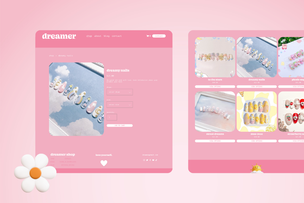 Squarespace 7.1, Pink Template, a Templates & Theme by Always Here... (Photo 2 of 3)