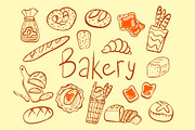 Bakery and Bread line art, a Food Illustration by Carpet Tapete Pretzel (Thumbnail 5 of 5)
