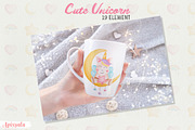 Cute Unicorn Watercolor Bundle, a Person Illustration by Apixsala (Thumbnail 3 of 5)
