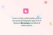 Luna Photo App UI Kit, an UI Kit Template by Aurora. (Thumbnail 2 of 7)