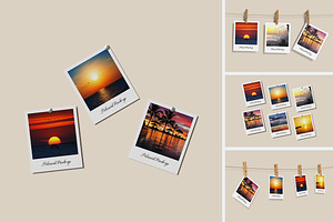 Polaroid Photo Mockup, a Print Template by Difa Design