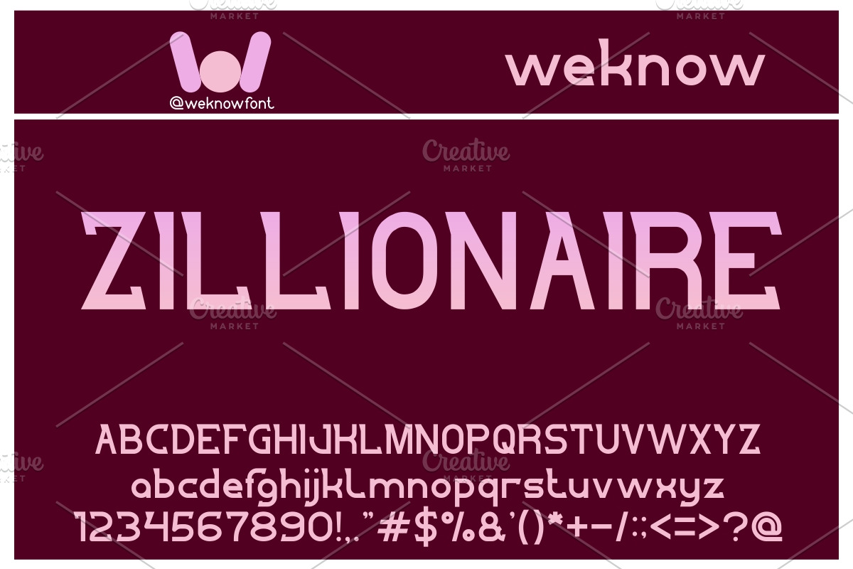 Salute font, a Font by weknow (Photo 3 of 5)