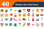 Mother’s Day Flat Icons Bundle, an Emoji Icon by EllaMaiyaali (Thumbnail 1 of 3)